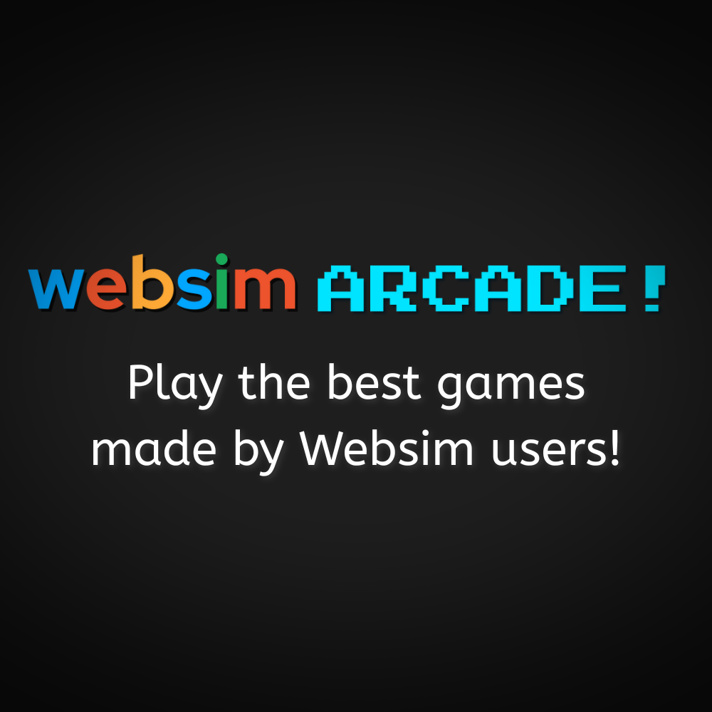 Websim Arcade Splash